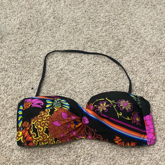 HP 5/17!! NWT Trina Turk Electric Reef Twist Bandeau Top - Picture 7 of 11
